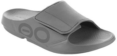 OOFOS OOahh Sport Flex - 4 Grey Sandal Medium