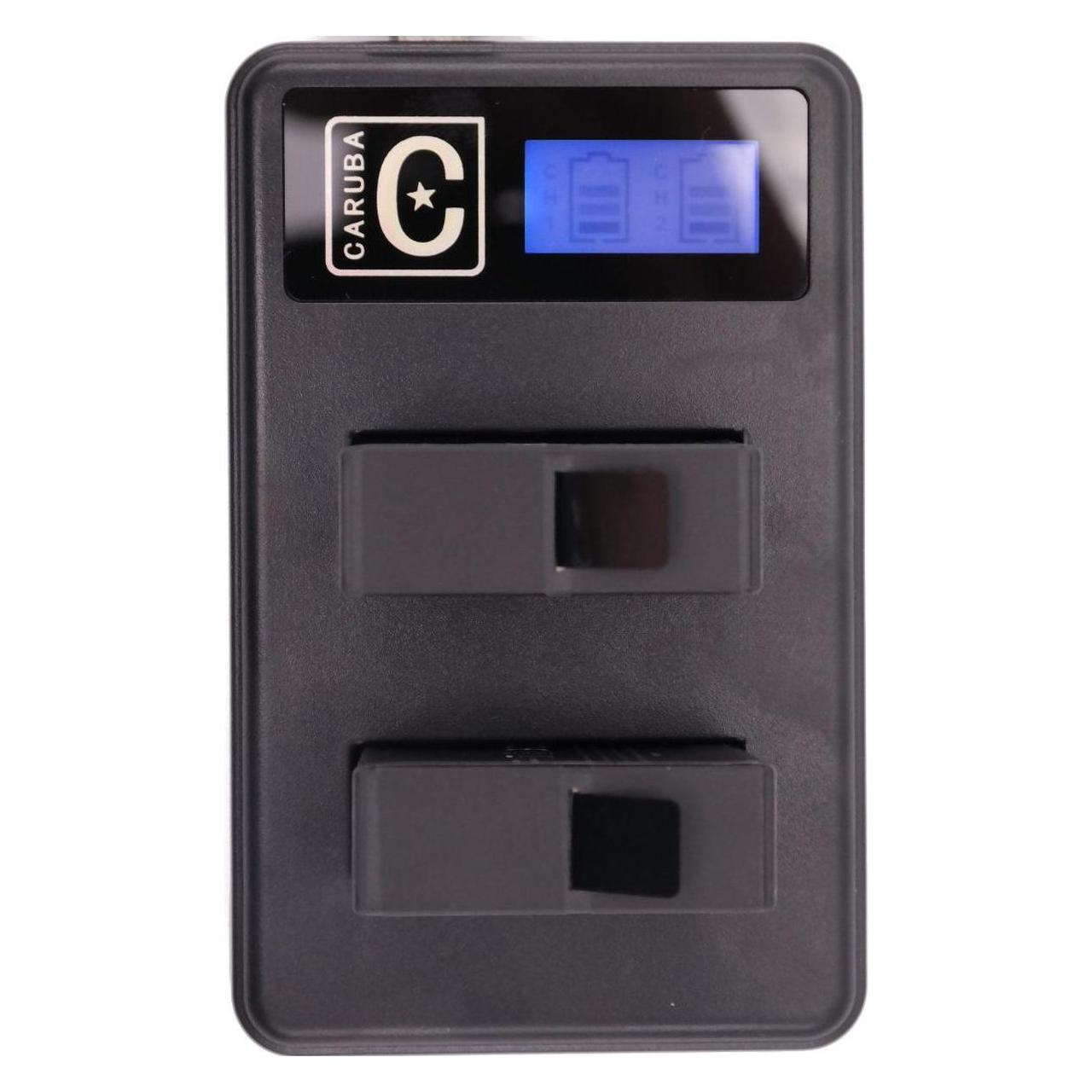 Caruba Wall Charger & Batterij Duo Kit voor GoPro Hero 5 / 6 / 7 (D132542)