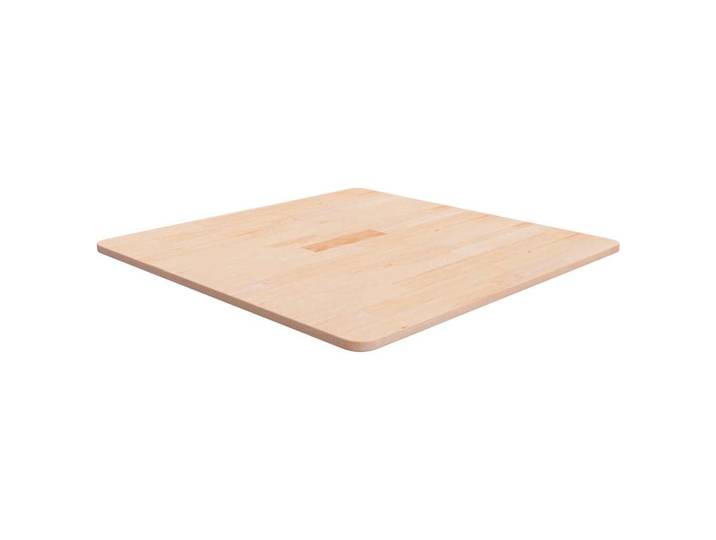 vidaXL Tischplatte Quadratisch 70x70x1,5 cm Eichenholz Unbehandelt