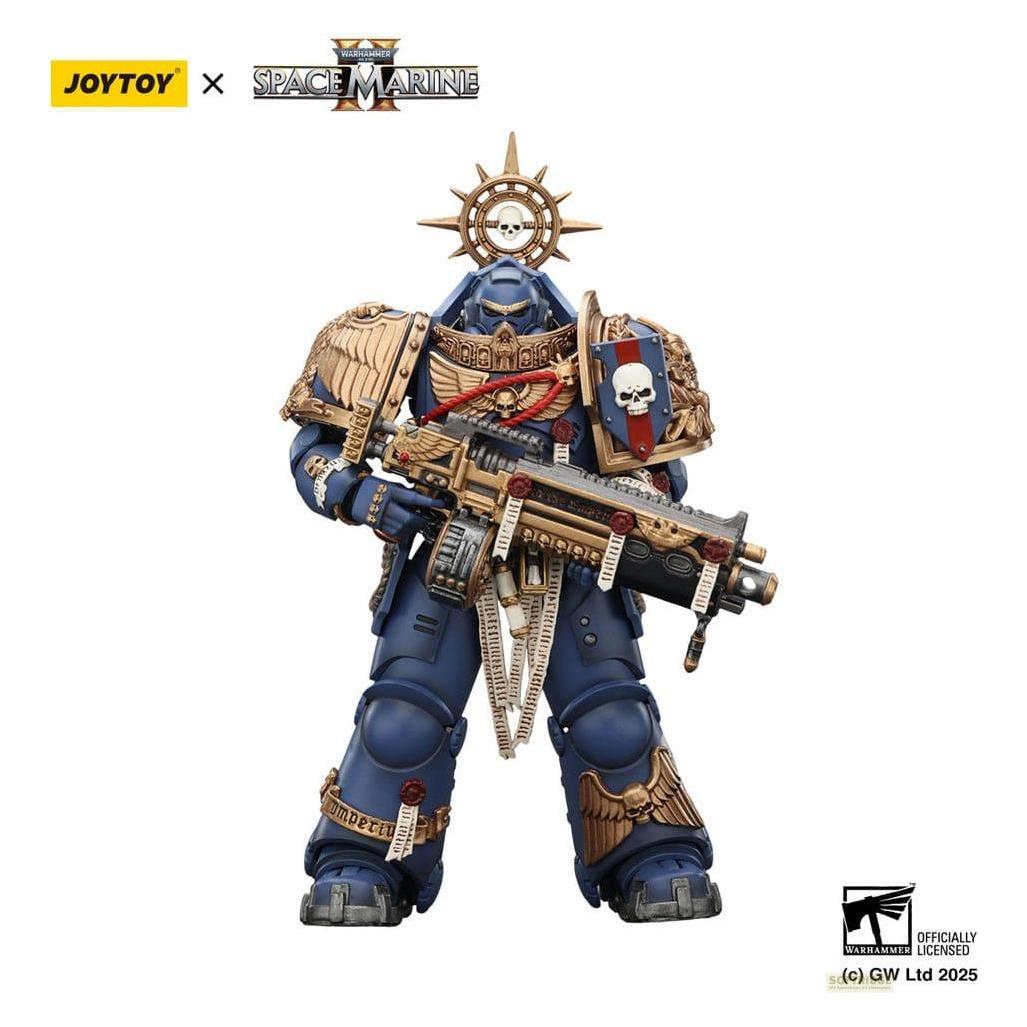 Joy Toy Warhammer 40,000: Space Marine 2 figurine Ultramarines Heavy Relic Primus Armor with Heavy Relic Bol (JT02854)