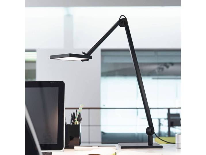 Waldmann LED-Tischleuchte PARA.MI FTL 108 R schwarz 940 R, dimmbar, schwarz, für Arbeitszimmer / Büro, Aluminium