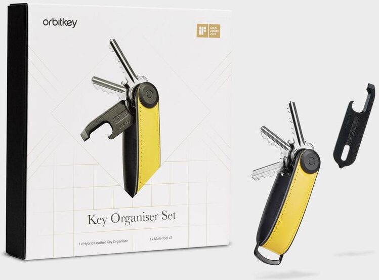 Orbitkey - Key Organiser Hybrid Leather + Multi-Tool v2 Set