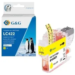 G&G Kompatibel mit Brother 422 Druckerpatrone LC422Y gelb (550 Seiten)