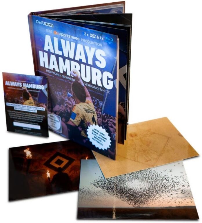 DVD HAMBURGER SV "Hamburger SV DVD HSV DVD "Always Hamburg", Kinder, blau (mehrfarbig), Filme
