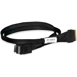 Icydock ICY DOCK Kabel SlimSAS 8i SSF-8654 zu 2xOCLink 4i, SFF-8611 Kabel-0,5M (50 cm, SlimSAS), Interne Kabel (PC)