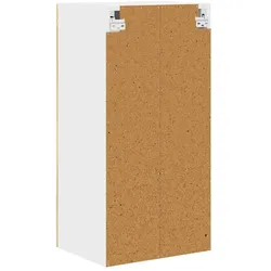 vidaXL Qusonville (1x Wandglas-Schrank (1 Tür) 40 cm breit 80 cm hoch), Geschirrspülerblende, Braun