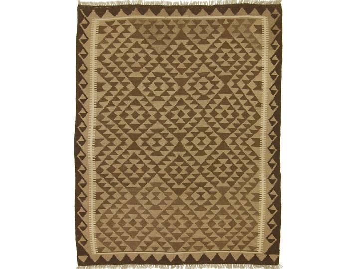 Kelim Afghan Teppich 156x202 Handgewebt Orientteppich Wolle
