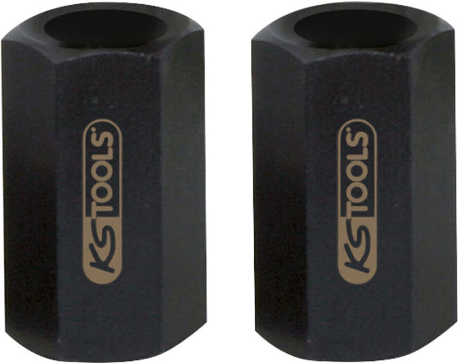 KS Tools Jeu d'adaptateurs filetés en 2 parties M18 x 1,5 (450.0045)