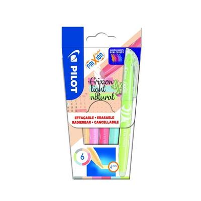 PILOT Textmarker FriXion Light Natural 4.0 (M) 6er Set