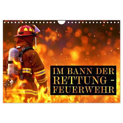 Im Bann der Rettung - Feuerwehr (Wandkalender 2026 DIN A4 quer), CALVENDO Monatskalender