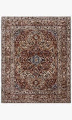 Alexander Home Distressed Traditional Persian Mosaic Area Rug