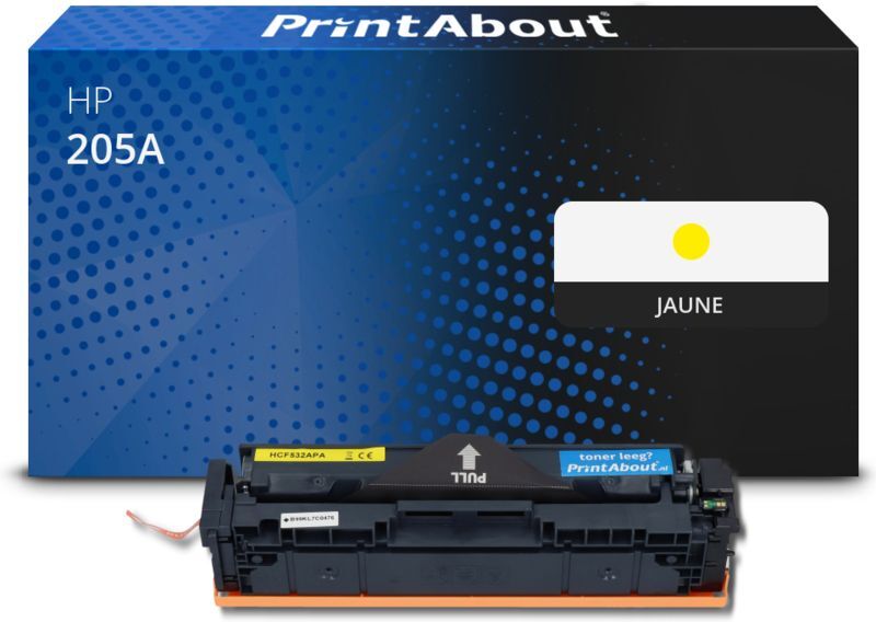 PrintAbout Toner compatible HP 205A (CF532A) - Jaune Jaune