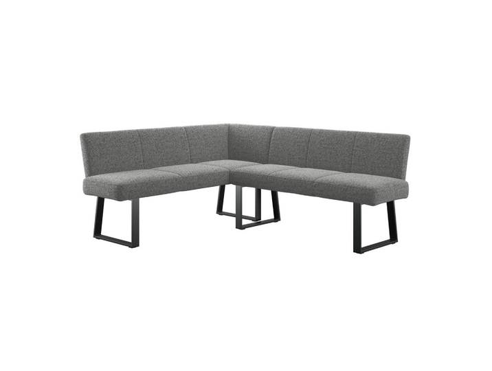 Eckbank Grau Polyester/Eisen Terri162x202 cm