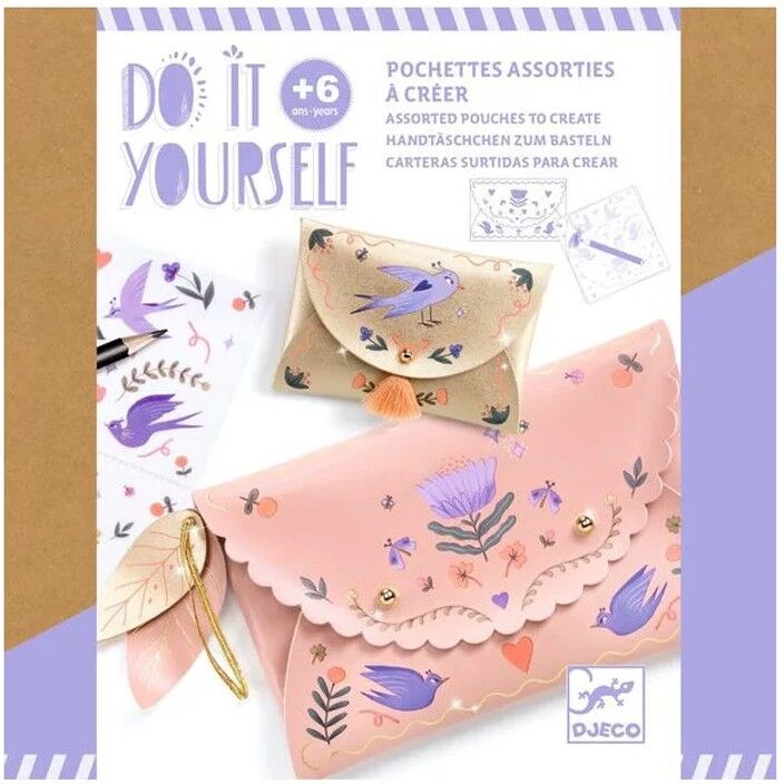 Pochettes à créer Sweet fashionista DIY -Djeco
