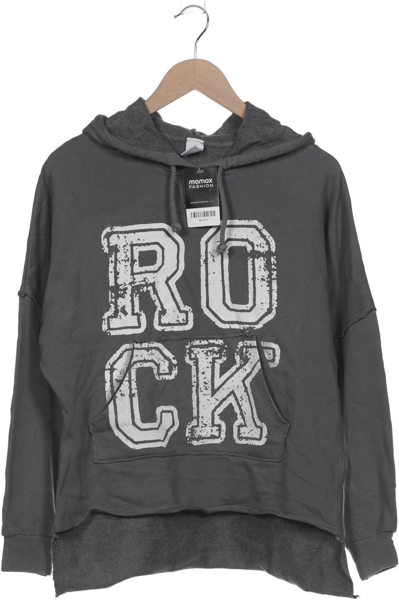 Rock Revival Herren Kapuzenpullover, Grau, Gr. XS, Baumwolle - Second Hand