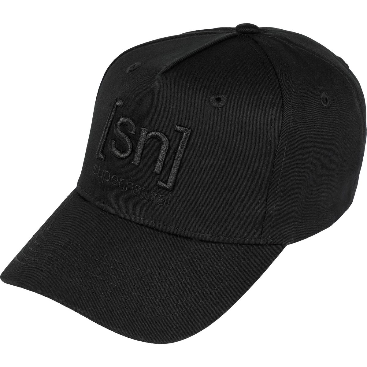 Super.Natural I.D. Cap jet black/jet black logo (H81) OS SNA001050H81OS