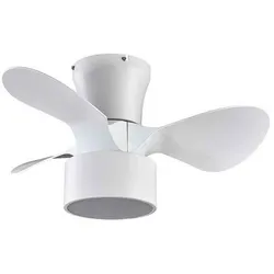 AKUNADECOR Ventilator DC 24w Kos Weißes Finish 3 Flügel 60d Fernbedienung FABRILAMP