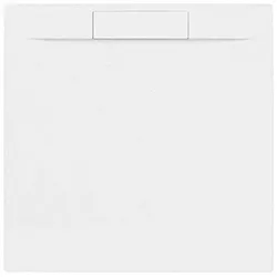 SAT Fusion Duschwanne quadratisch 90x90 cm gegossener Marmor SATFU9090BL