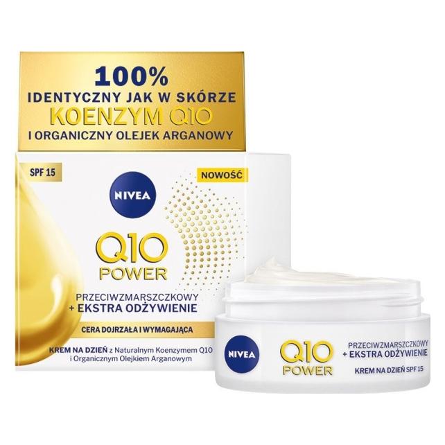 Nivea Q10 Power krem przeciwzmarszczkowy do twarzy 50ml (50 ml) (5900017100722)