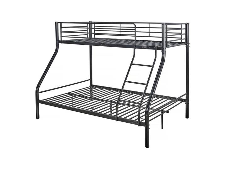 Habitat Garten Etagenbett leo Schwarz, Metall, 190x140 cm, Babymöbel & Kindermöbel, Kinderzimmer & Jugendzimmer, Stockbetten