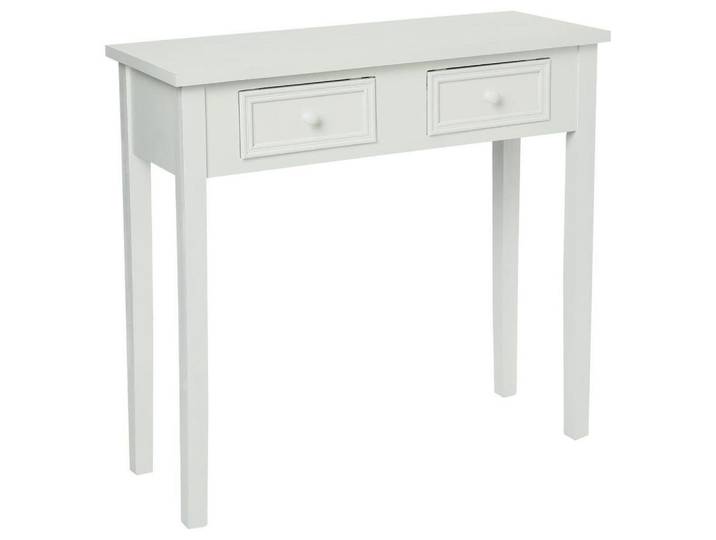 Atmosphera Createur d´interieur Console Weiß 30/80/76 cm, 80x76x30 cm, Wohnzimmer, Wohnzimmertische, Konsolentische