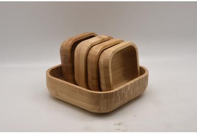 Heim Concept Square BAMBOO dessert BOWLS 5PCS/SET