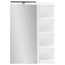 Spiegelschrank Matteo mit LED Weiß 1-türig