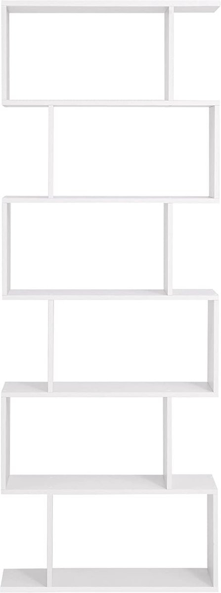 LEOBERT Boekenplank LBC61WT, Wandmontage, Wit
