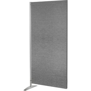 Kerkmann Stellwand Metropol 6976, für Stellwandsysteme, aus Textil, pinnbar, grau, 80 x 175 cm