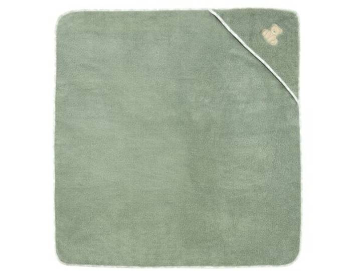 Vossen Kapuzentuch Teddy Soft Green Baumwolle 100 x 100 cm - Kapuzentuch