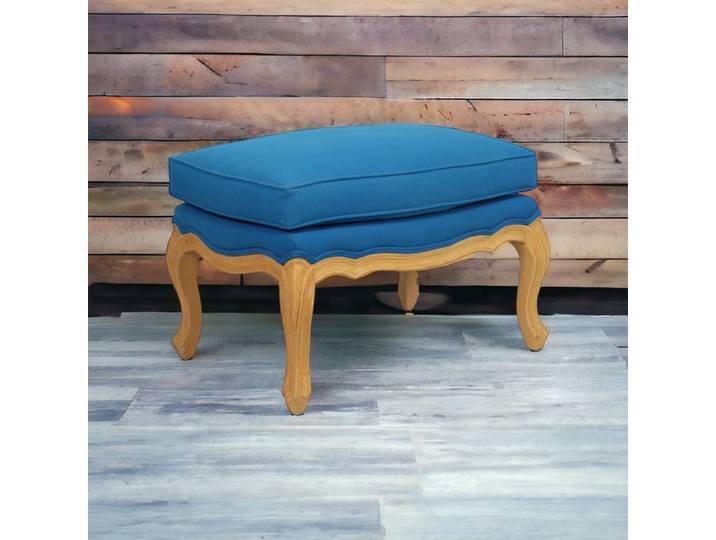 Repose pied Louis XV - Bleu
