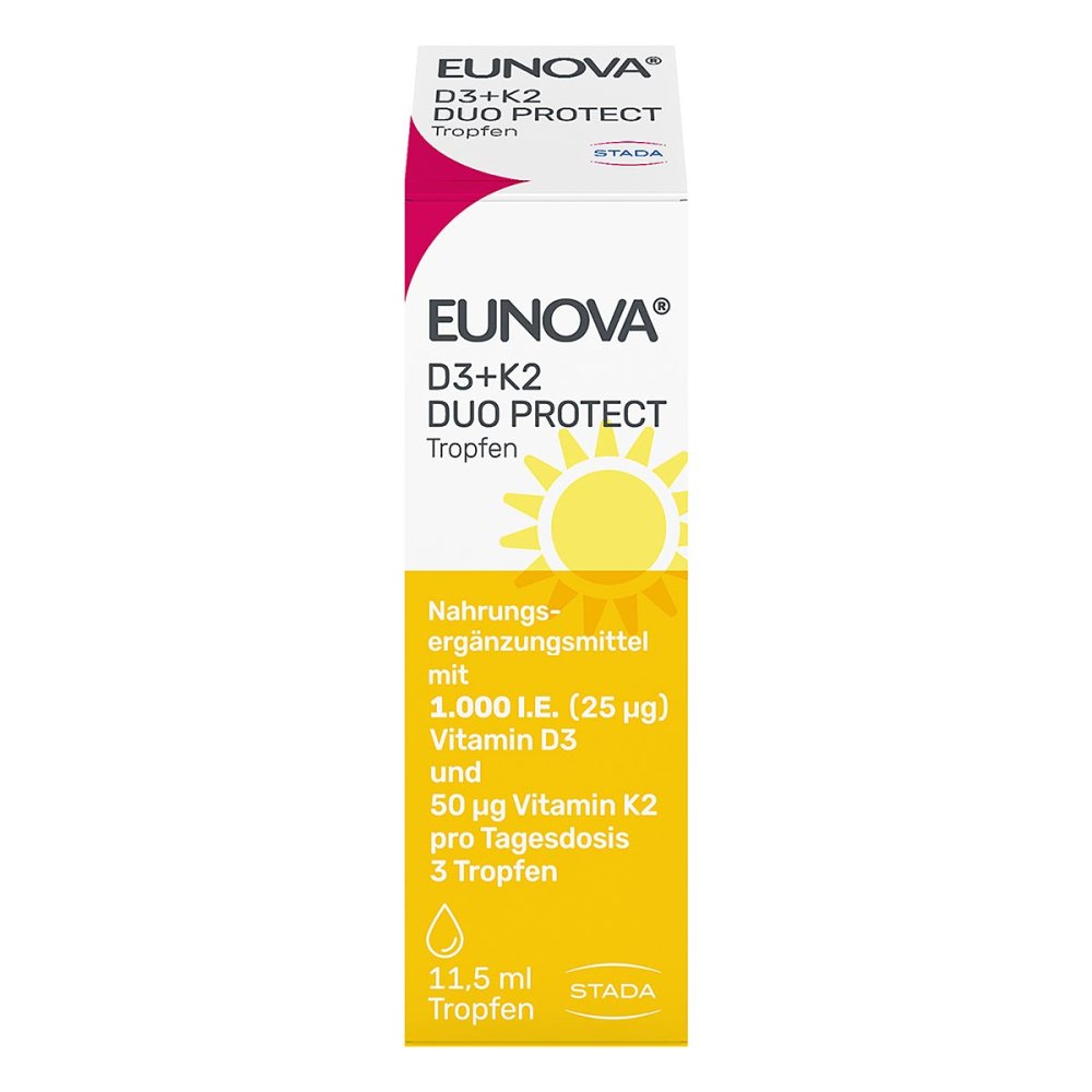 STADA Consumer Health Deutschland GmbH Eunova DuoProtect Vitamin D3+K2 1000IE/50UG 14133578