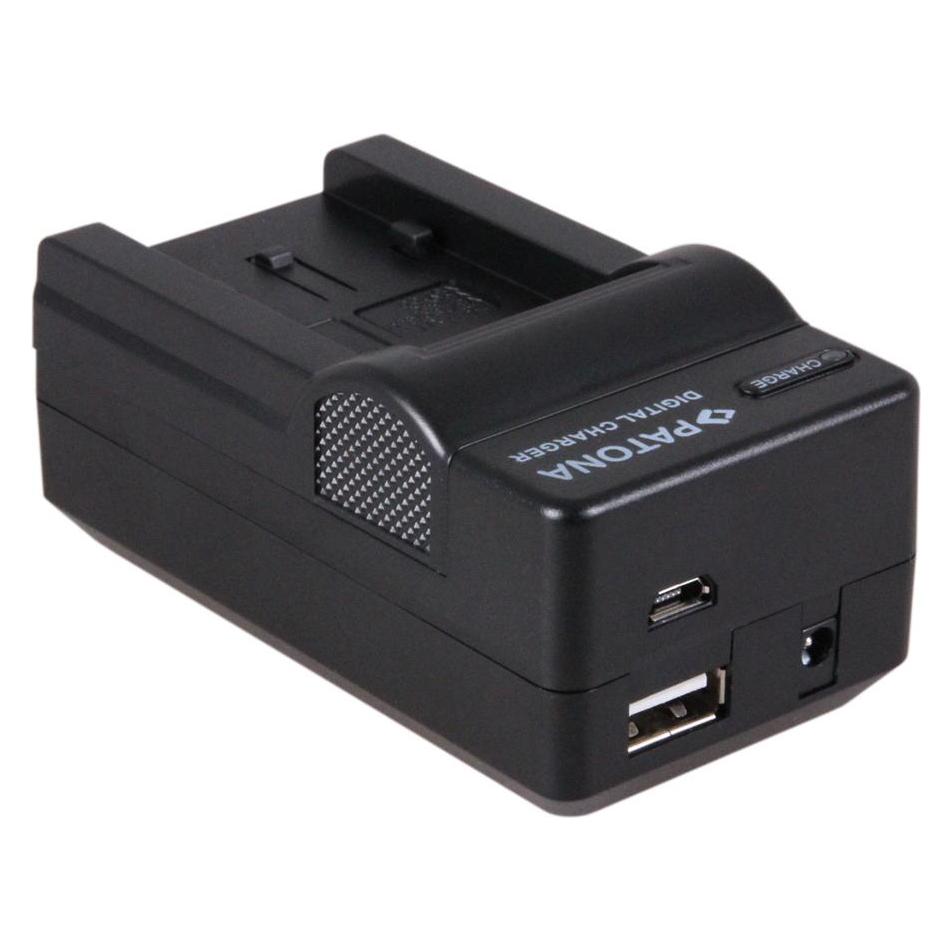 Patona 4in1 Ladegerät f. Panasonic VBK180 VBK360 HDC-DX3 HDC-HS60 (Kamera Akku Ladegerät) (34481366)