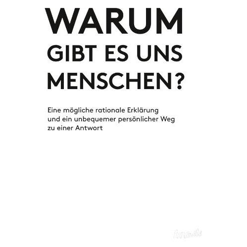 tao.de Warum gibt es uns Menschen? (Deutsch, Softcover, Samuel Vozeh) (55992720)