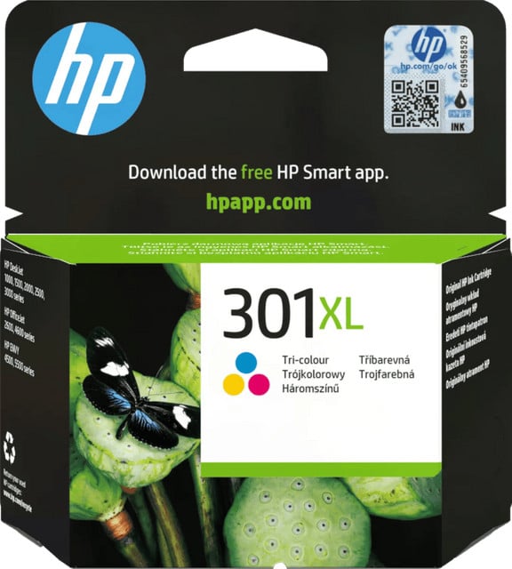 HP 301XL Kleur Inktcartridge