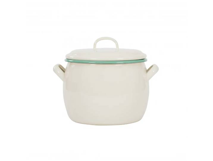 Kockums Jernverk Fait-tout avec couvercle Kockums 4 l Cream Lux (beige)