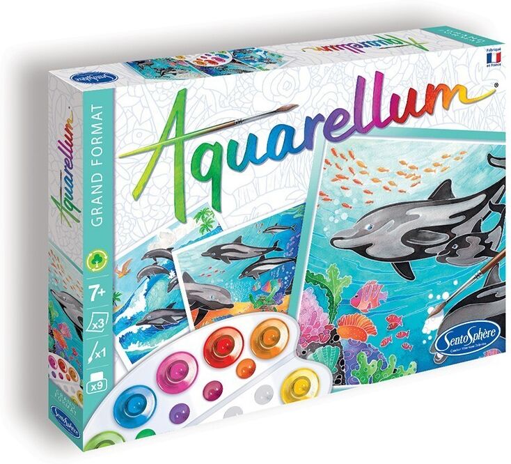 SentoSphère Aquarellum Dauphins