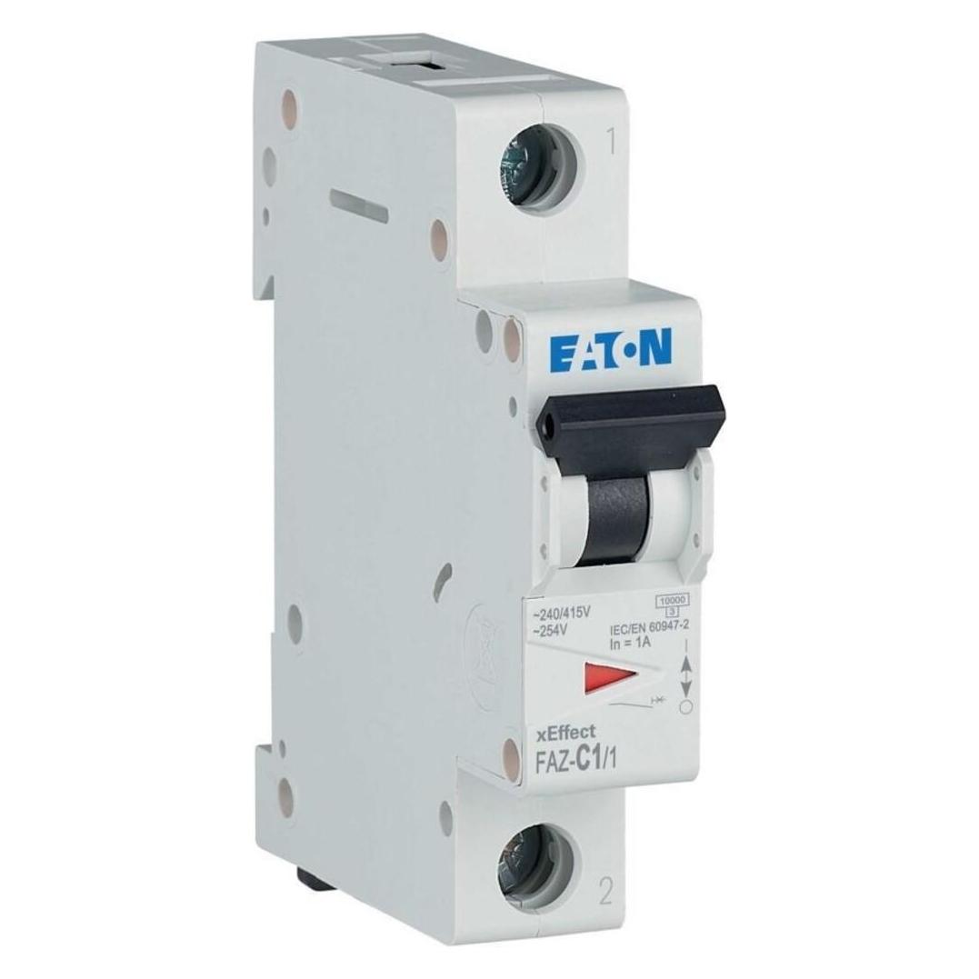 Eaton MCB, 1A, C-type, 1Pole, 15kA (FAZ-C1/1)
