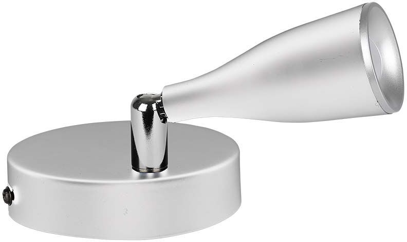 V-Tac Faretto Led Da Parete 4.5w Applique Con Testa Orientabile Colore Bianco Satinato Luce 4000k Ip20