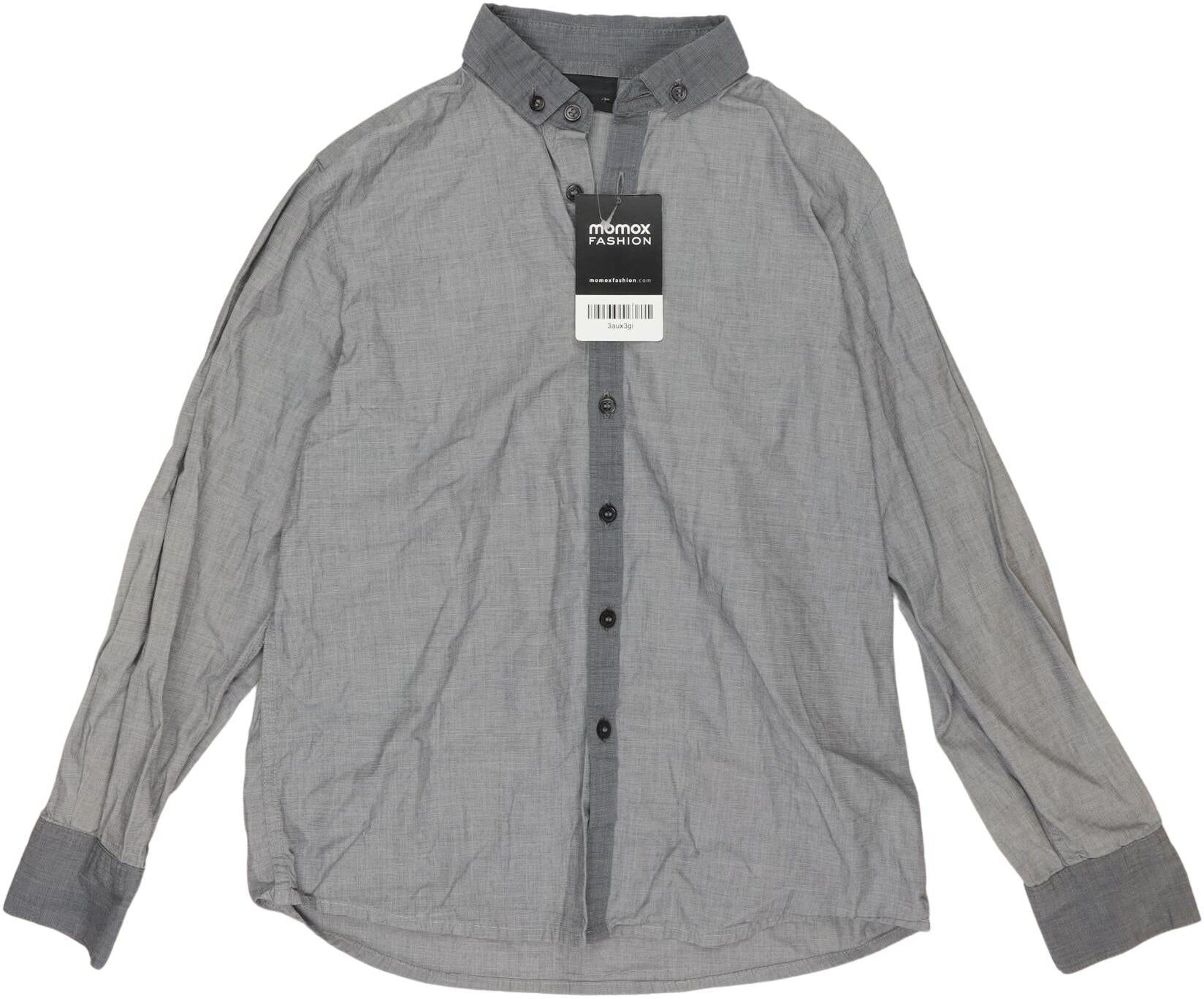 Next Jungen Hemd, Grau, Gr. EU 134, Baumwolle - Second Hand