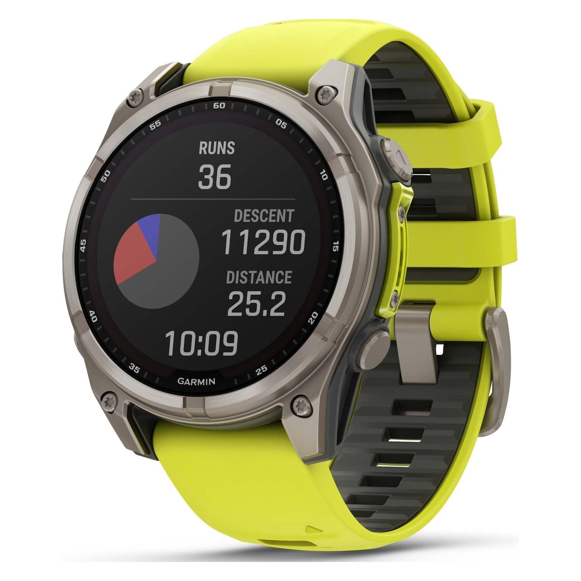 Garmin Fenix 8 Solar Sapphire Titan (47 mm, ohne SIM) (010-02906-21)