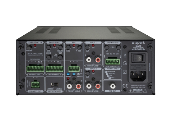 Biamp Systems MA60 ELA Mischverstärker