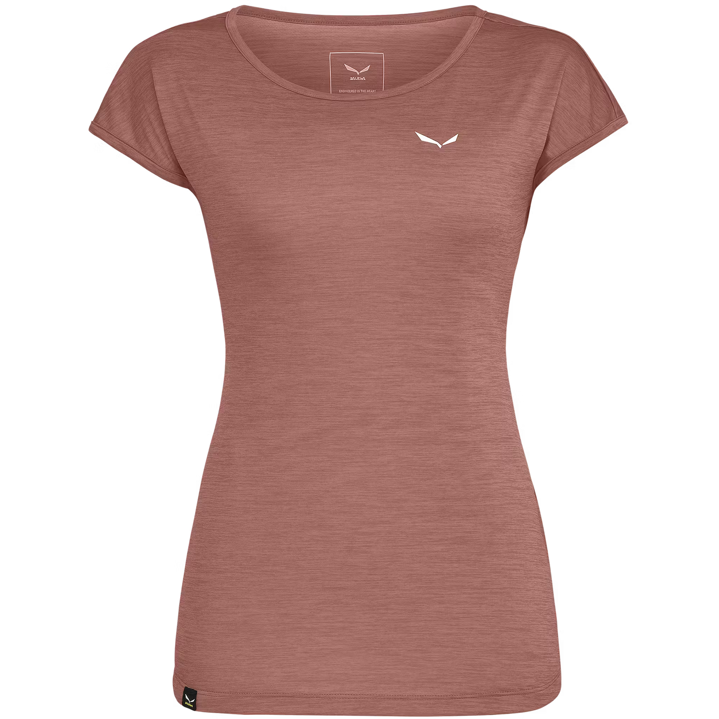 Salewa Puez Melange Dry Damen T-Shirts braun Größe 3XL Trekking Widerstandsfähig