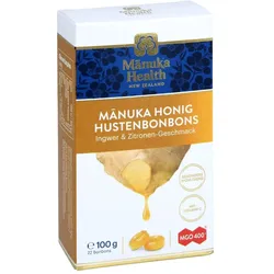 Manuka Health MGO 400+ Ingwer-Zitrone Lutschbonb.