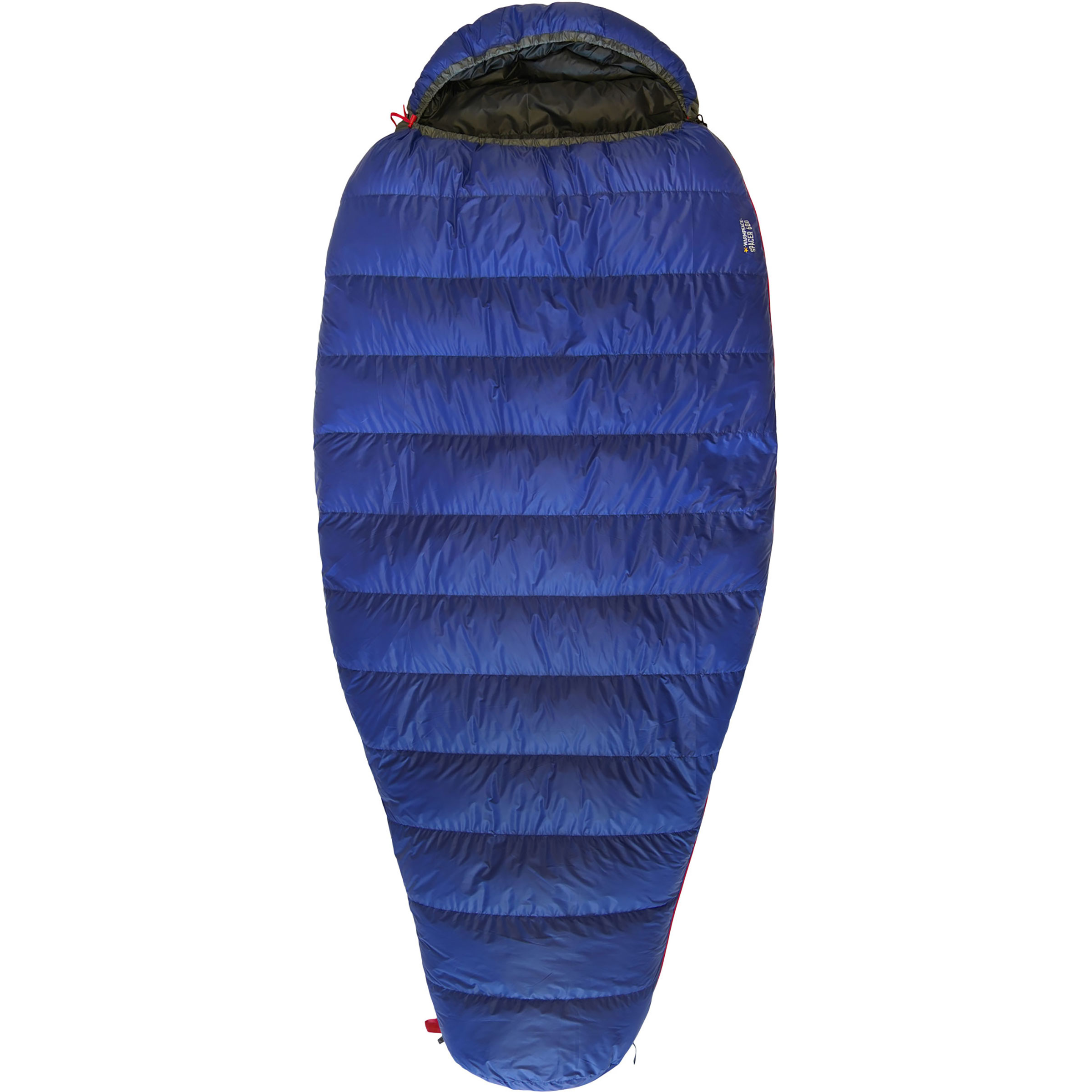 Warmpeace Spacer 600 Schlafsack Daunenschlafsäcke blau Größe max. 180cm Camping Klein verpackbar Wasserabweisend