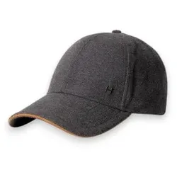 Hackett London für Herren. HM0400101 Flannel-Cap in Grau (OSFA), Lässig, Wolle