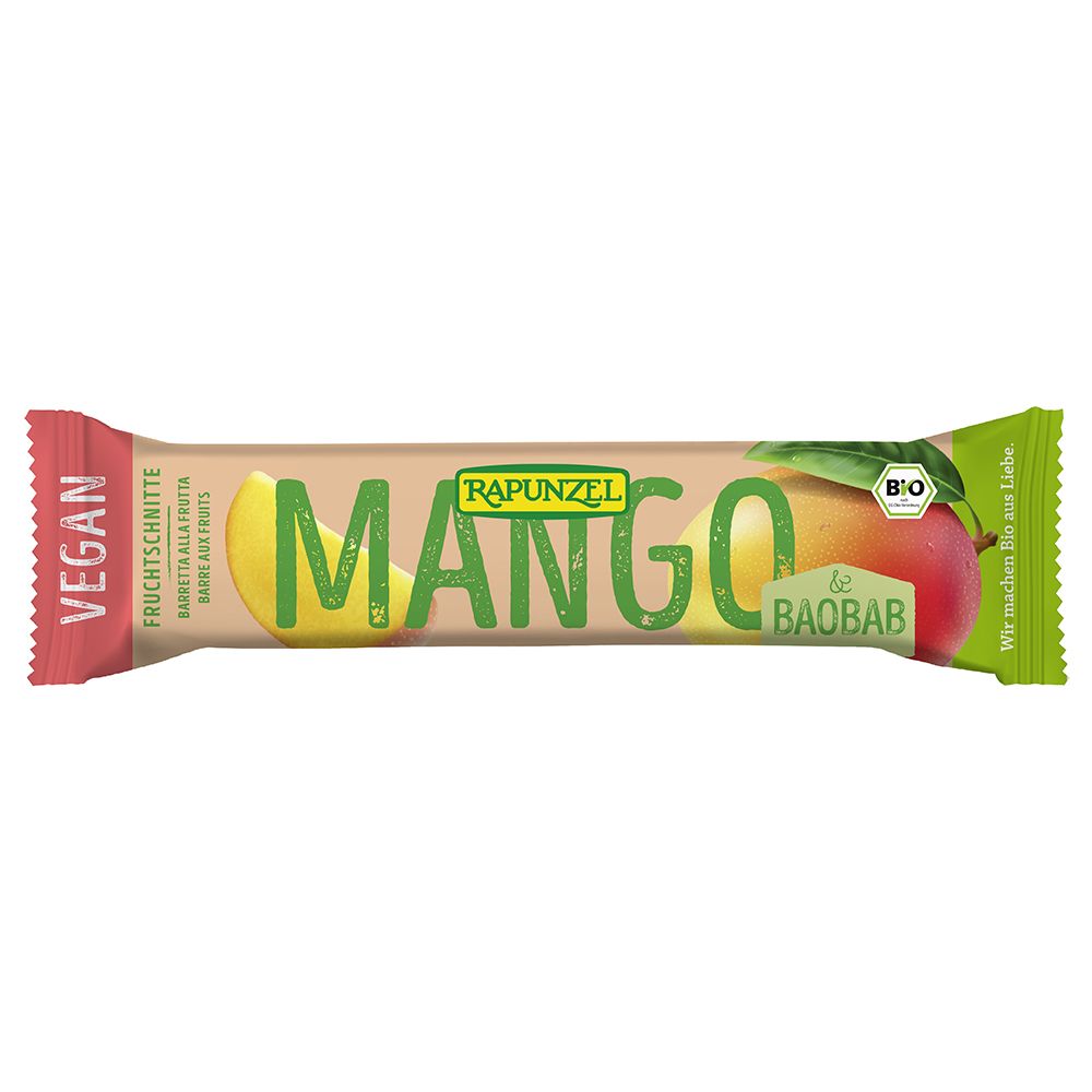 Rapunzel FRU Schn Mango BA Bio 40 g Riegel