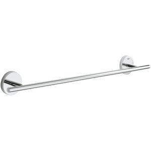 GROHE Handtuchhalter Bau Cosmopolitan 40459001, silber, zur Wandmontage, verchromtes Metall, Länge 52,3 cm