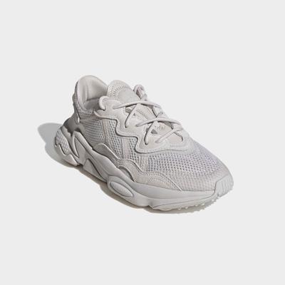 Sneaker ADIDAS ORIGINALS "OZWEEGO", Herren, Gr. 41, grau (chalk pearl, chalk pearl, ftwr weiß), Leder, Textil, Schuhe Sneaker
