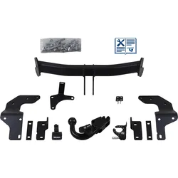 Brink Anhängerkupplung abnehmbar inkl. TowTec E-Satz 13polig universal - HYUNDAI GRAND SANTA FÉ